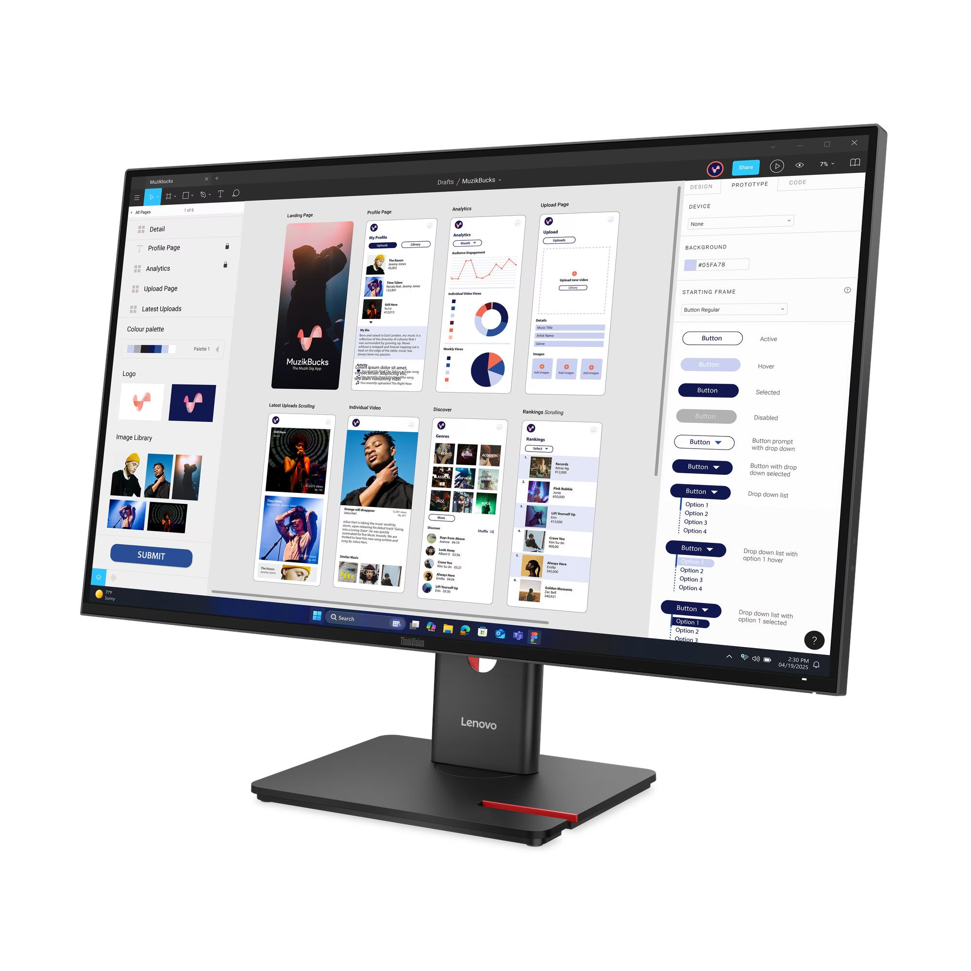 Lenovo ThinkVision T32ud-40 64B0GAR1EU