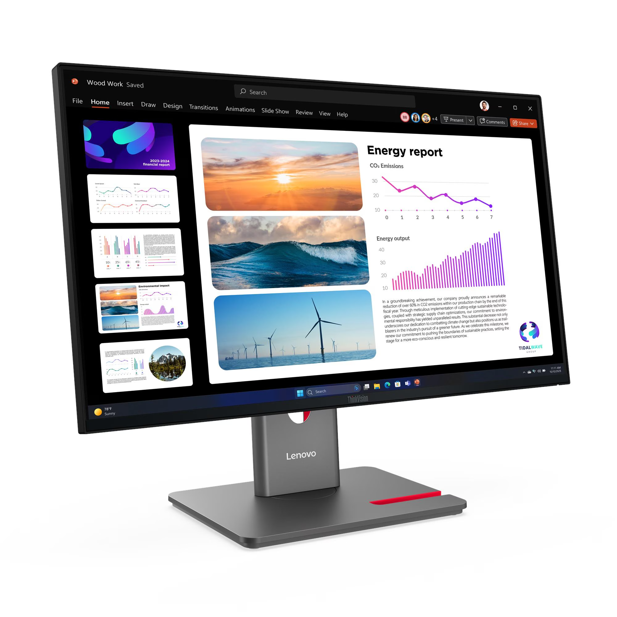 Lenovo ThinkVision P24q-40 23.8" 64B2GAR1EU