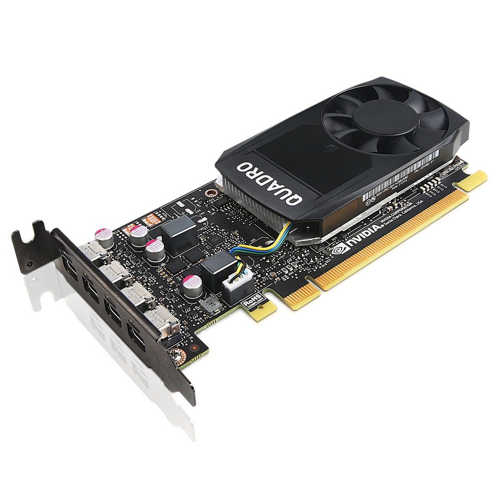 NVIDIA Quadro P1000 GDDR5 4GB LowProfile 4xmDP