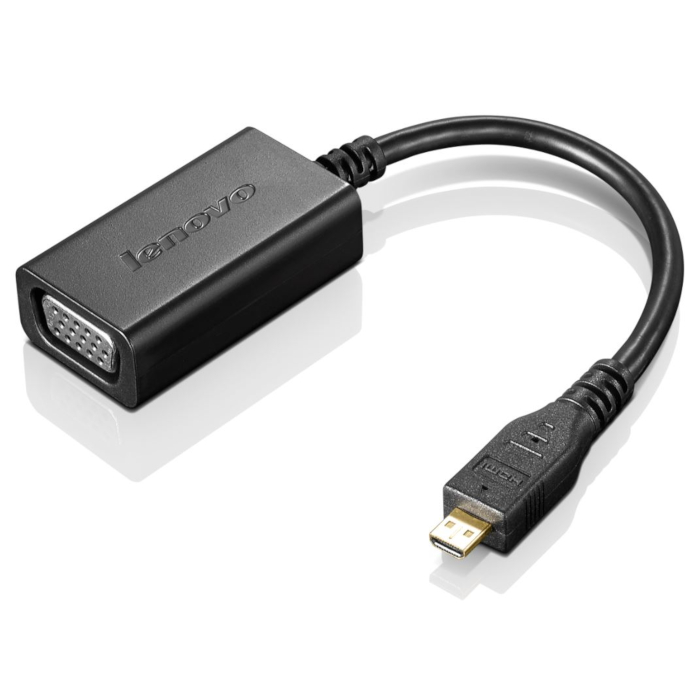 Lenovo Micro-HDMI to VGA Adapter (4X90G35036)
Lenovo Micro-HDMI to VGA Adapter (4X90G35036)