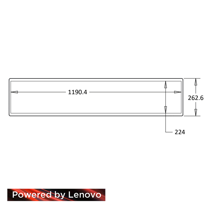 
Lenovo InCAP480HD-W 48" white