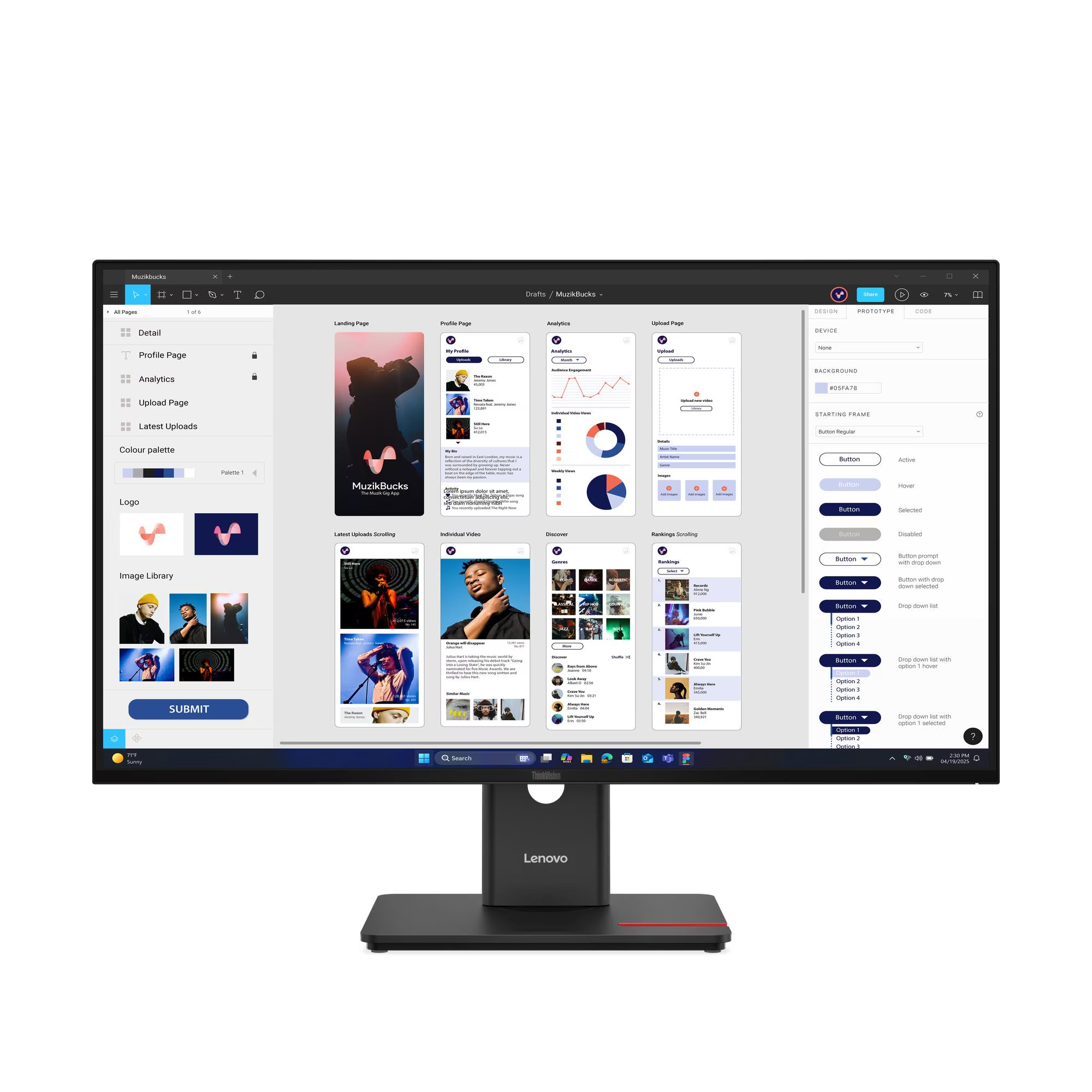 Lenovo ThinkVision T32ud-40 64B0GAR1EU