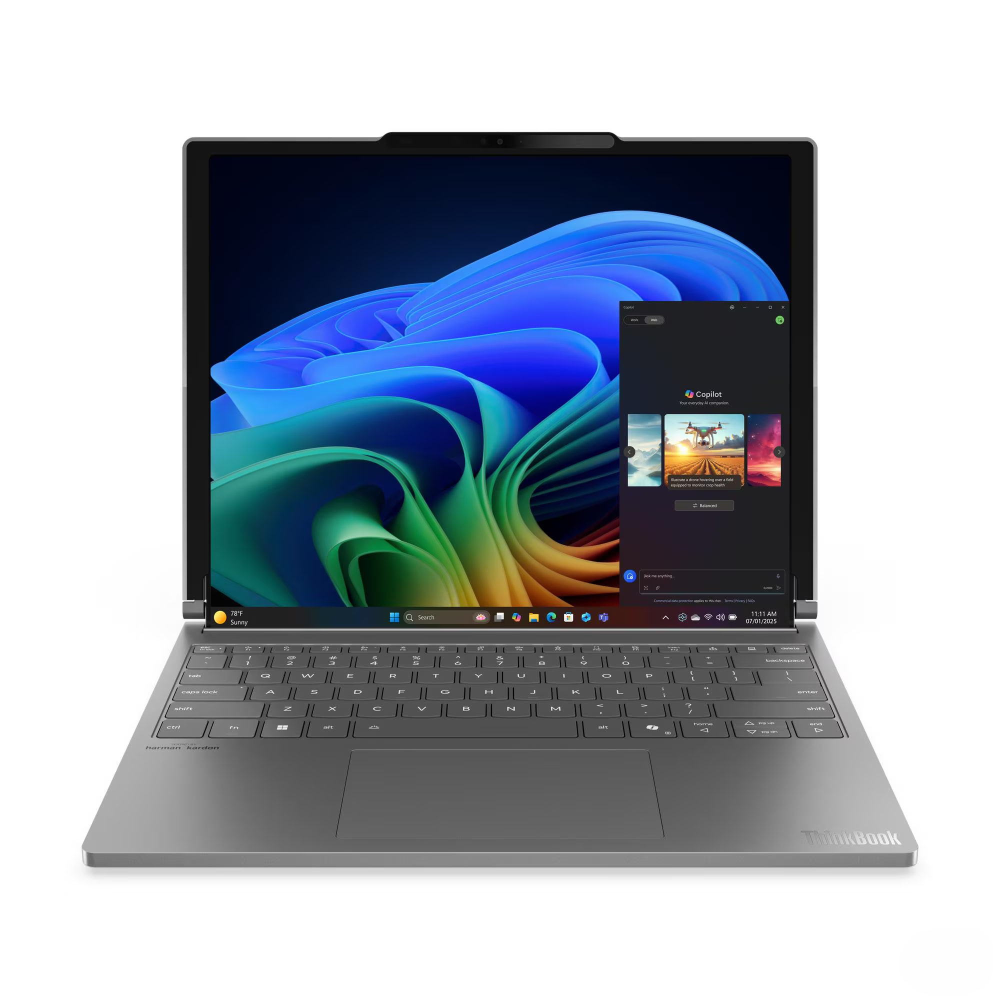 Lenovo ThinkBook Plus 6th Gen Rollable luna grey 21TR0000