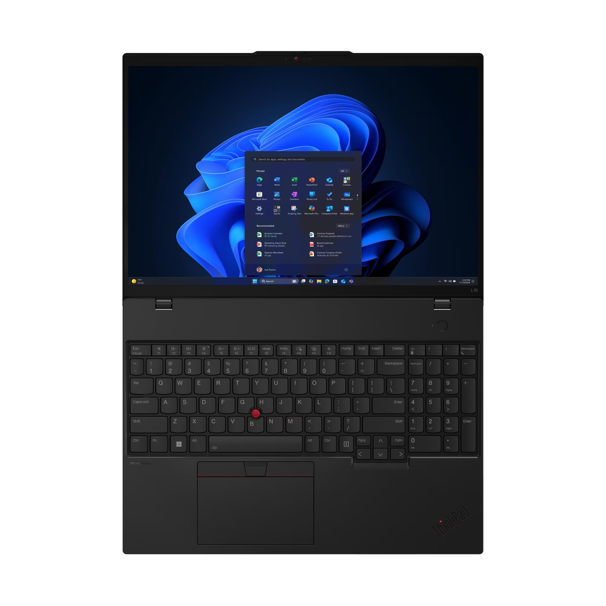 Lenovo ThinkPad L16 2nd Gen 21SA002LGE STL