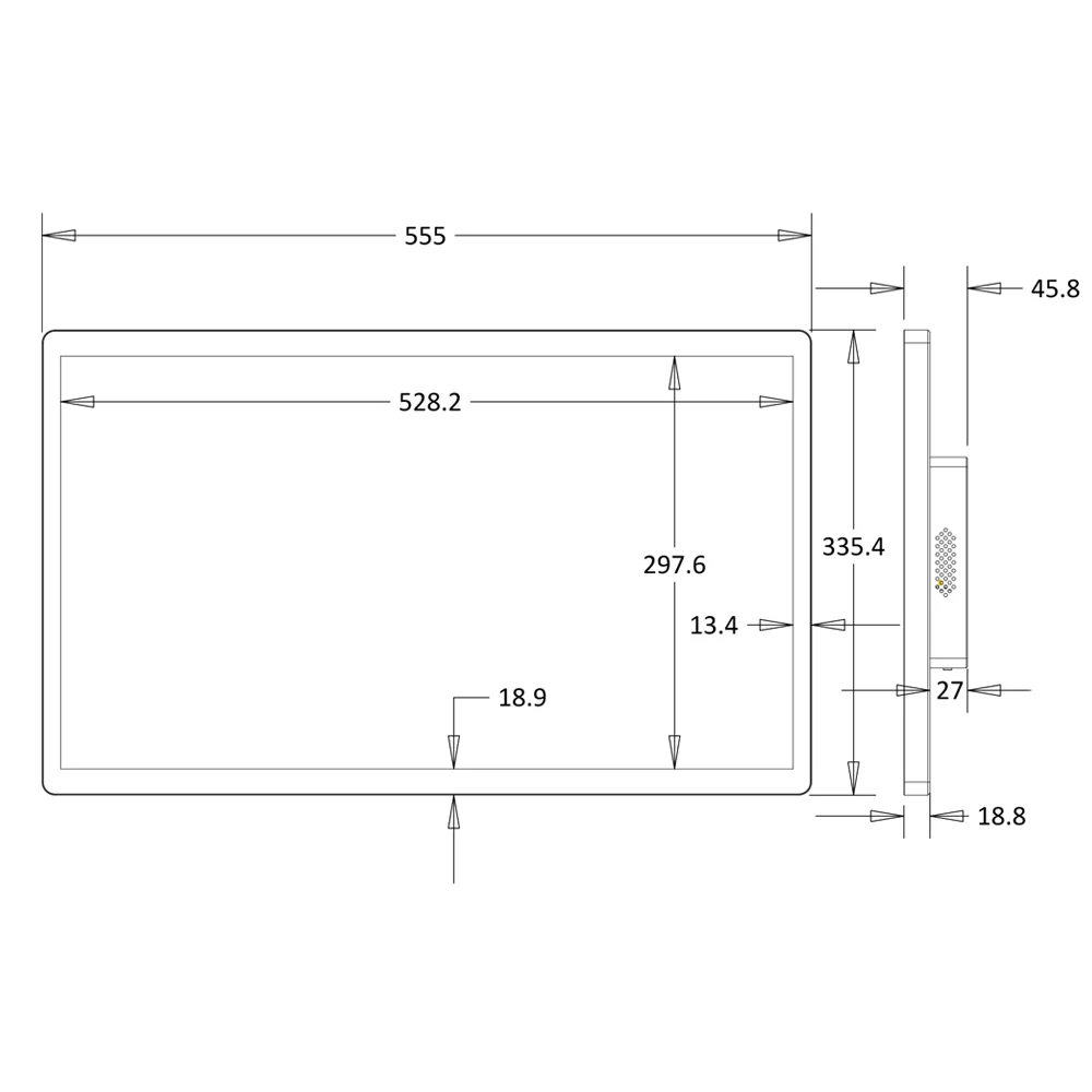 Lenovo InStore Screen InTOUCH240B 40EM (ohne Netzteil)