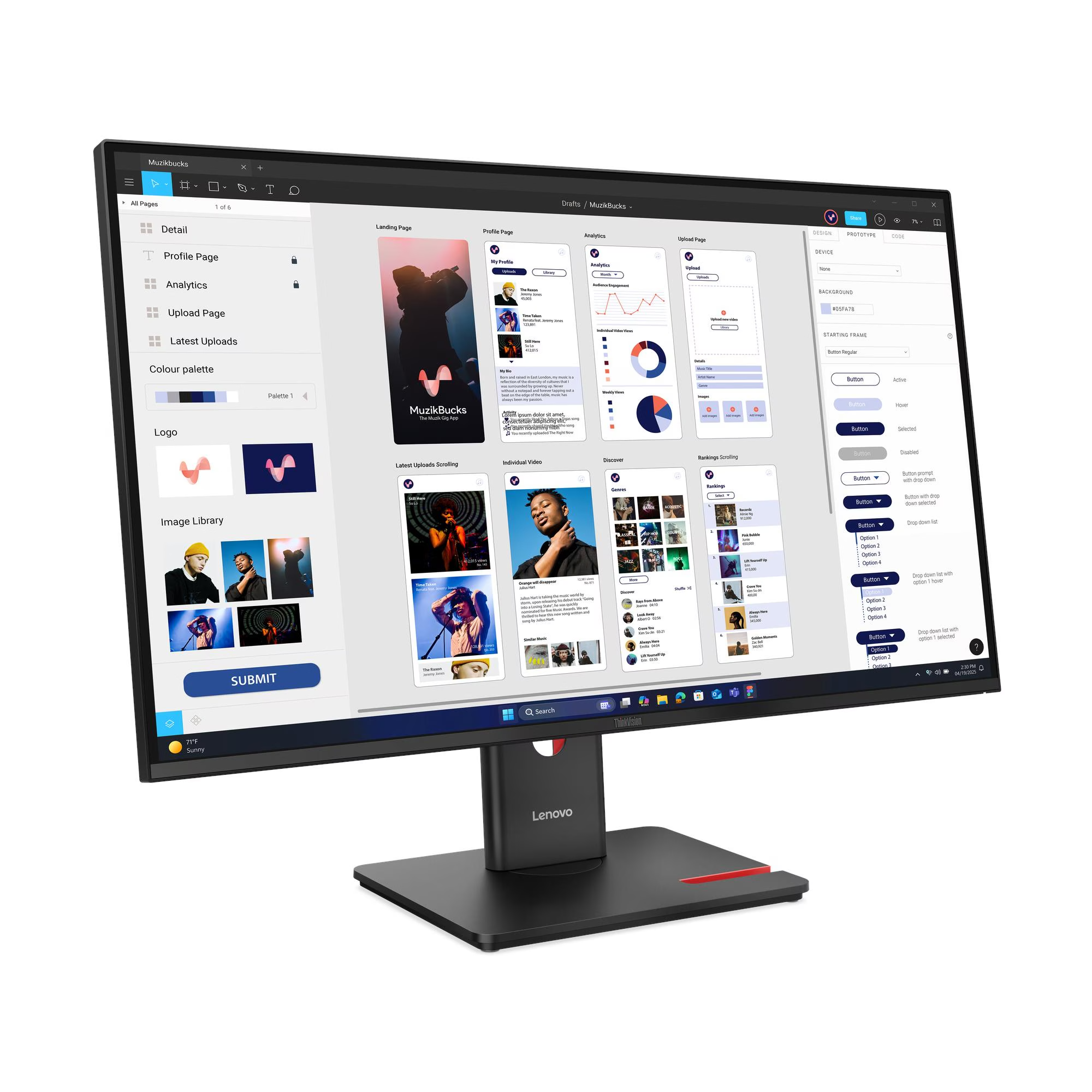 Lenovo ThinkVision T32ud-40 64B0GAR1EU