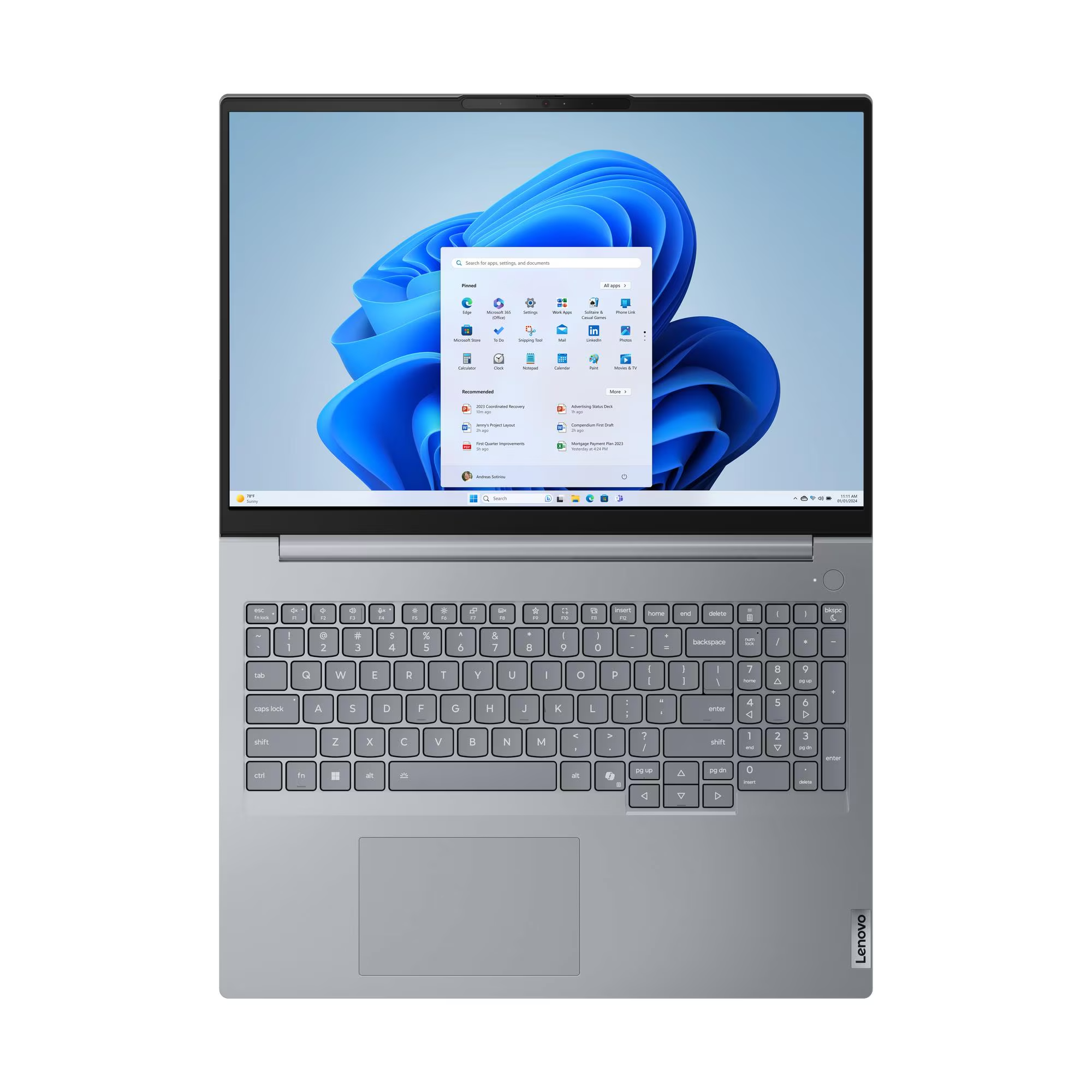 Lenovo ThinkBook 16 8th Gen IAL Grey 21SK007KGE