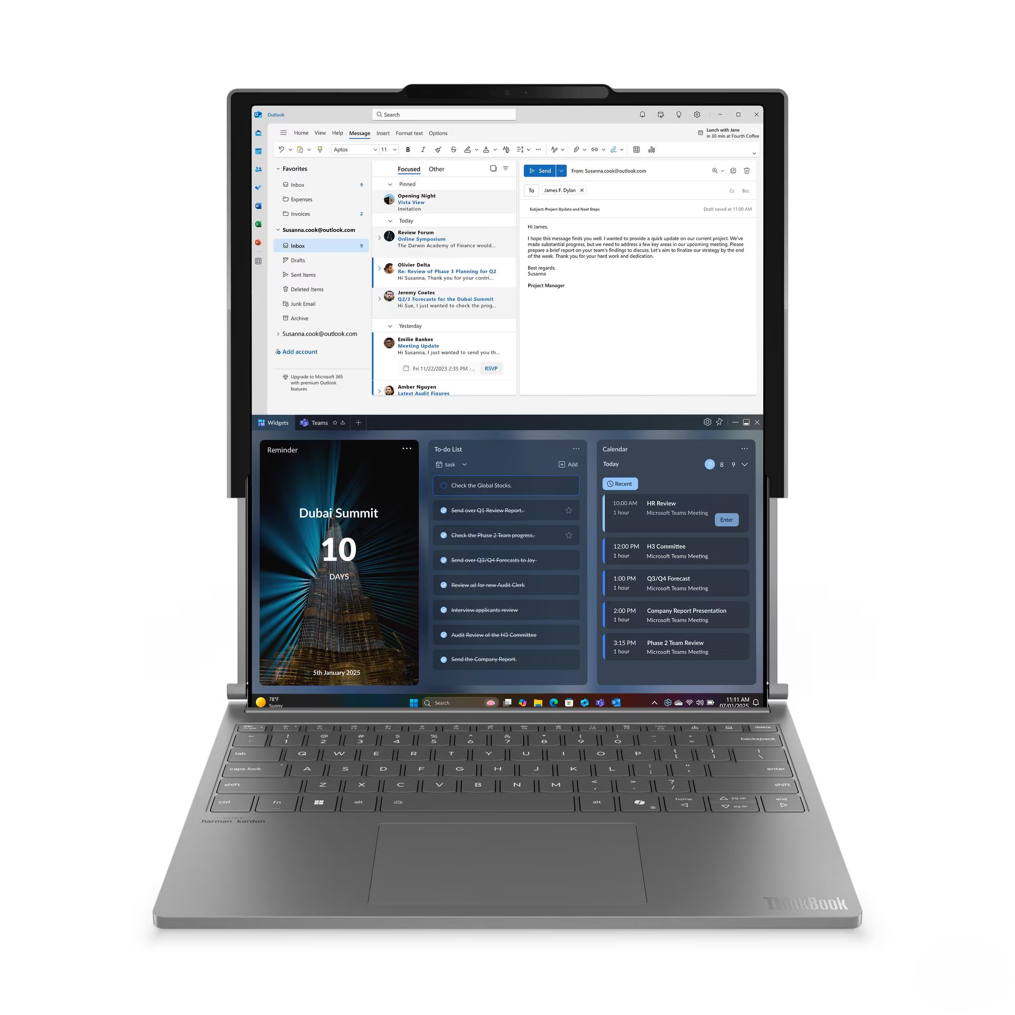 Lenovo ThinkBook Plus 6th Gen Rollable luna grey 21TR0000