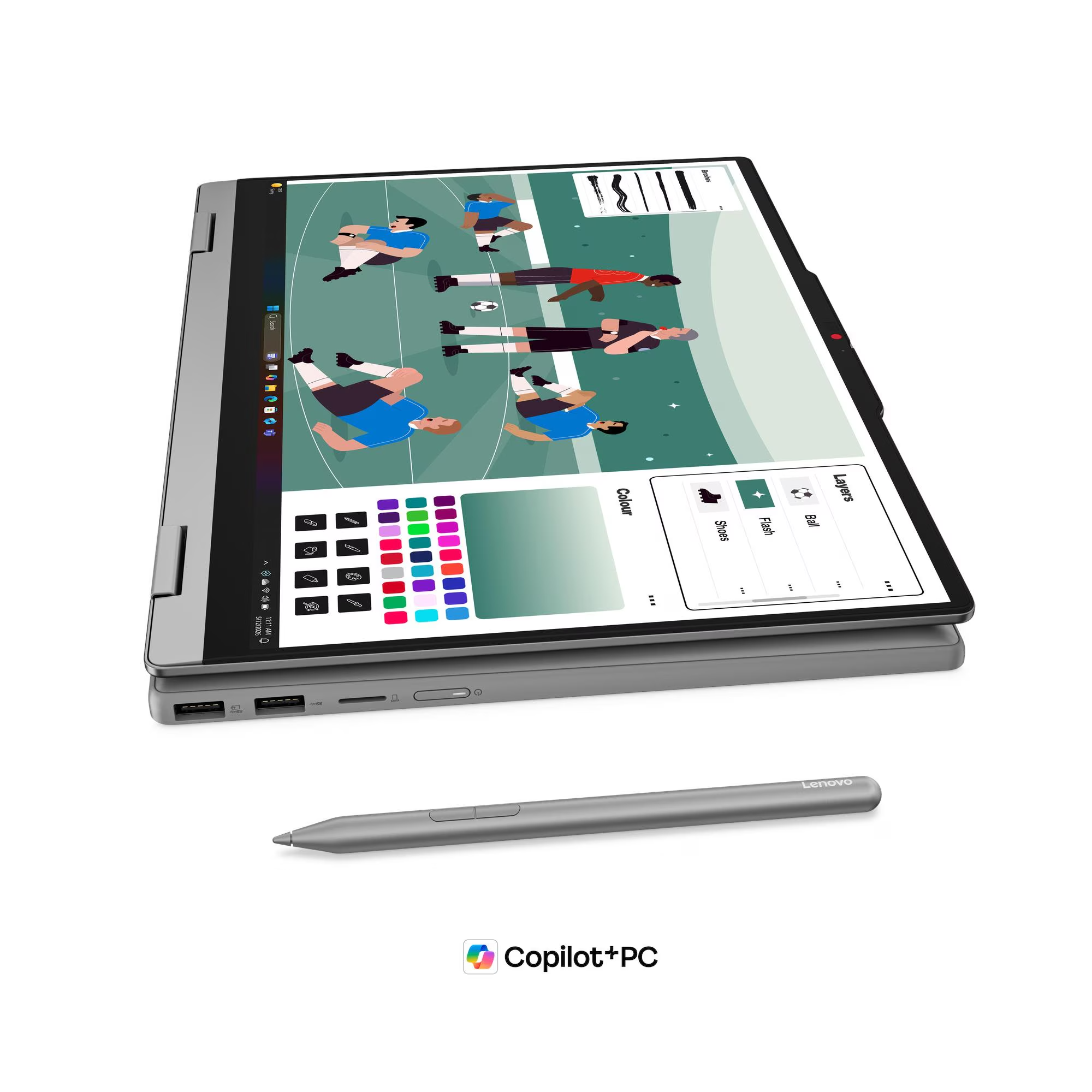 Lenovo IdeaPad 5 2-in-1 luna grey 83GH0022